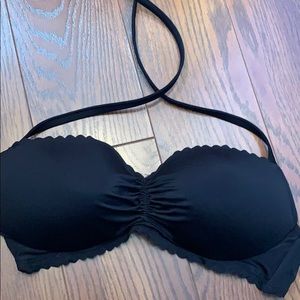 Scalloped bikini top